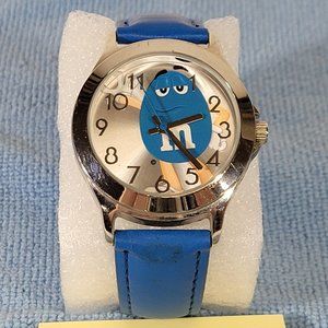 M & M's Candy Unisex Watch Featuring Mr. Blue